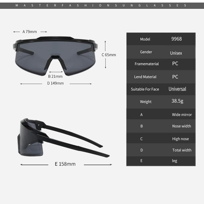 Men's Cycling Glasses Colorful Sunglasses Bicycle Windproof Sunglasses Outdoor Sports Sunglasses 8699