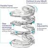 Protège-bouche anti-ronflement Embouchure en silicone Stop ronflement Bruxisme Aide au sommeil Protection contre l'apnée Dispositif anti-ronflement pour les dents Ronflement oral