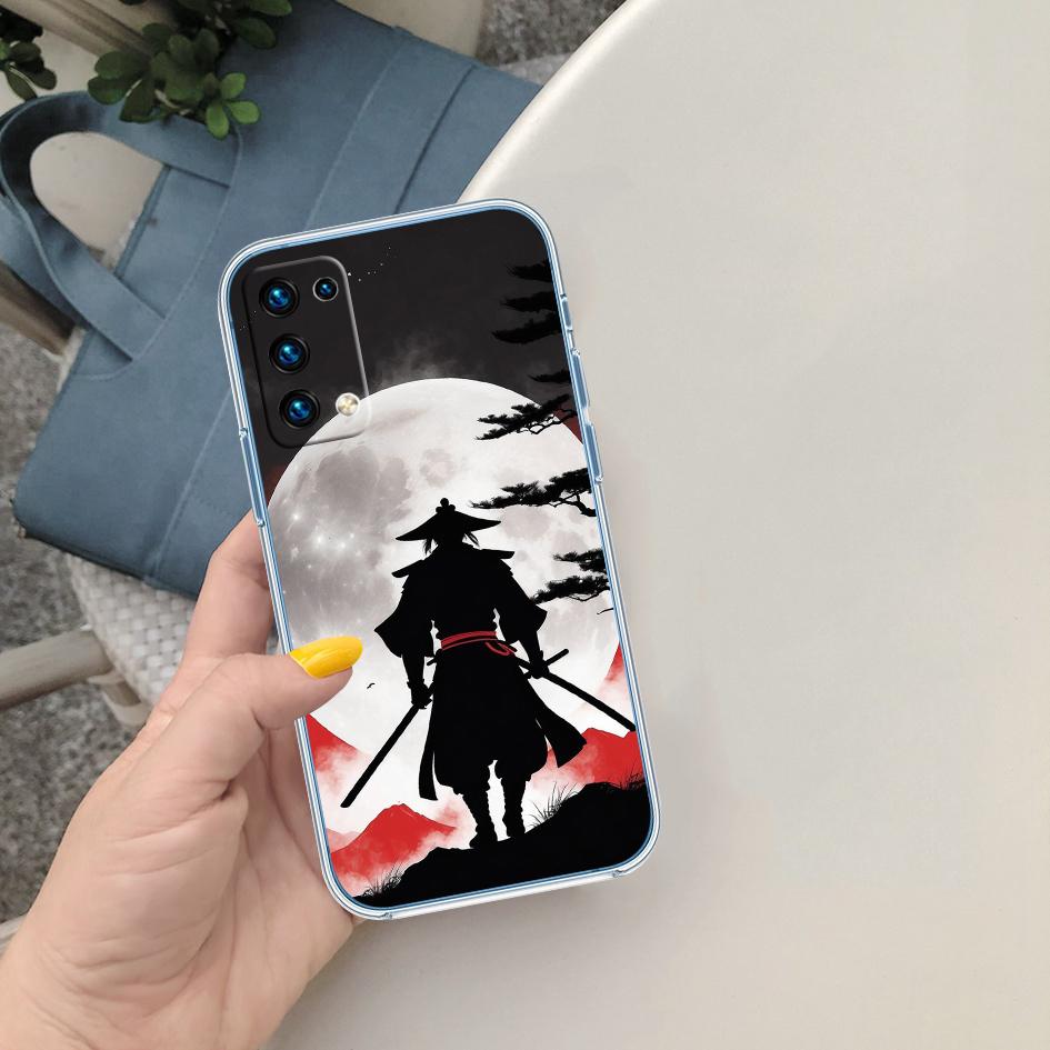 BF73 Japan Samurai Mask Case for Motorola Moto G10 G20 G30 G31 G32 G34 G35 G41 G42 G50 G51 G52 G55 G60 G60S G62 G71 G72 G75