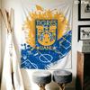 Tigres UANL Wall Tapestry Aesthetic Wall Hanging Printed Fabric Blanket Decorative Tapestries for Bedroom Living Room Home Decor