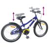 Bicicletă pentru Copii 22 Inch pentru Vârstele 7-12 Albastru și Negru