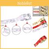 Versatile 10 Meter Red Floral Ribbon Bow Ideal For Christmas Tree And Holiday Decorations