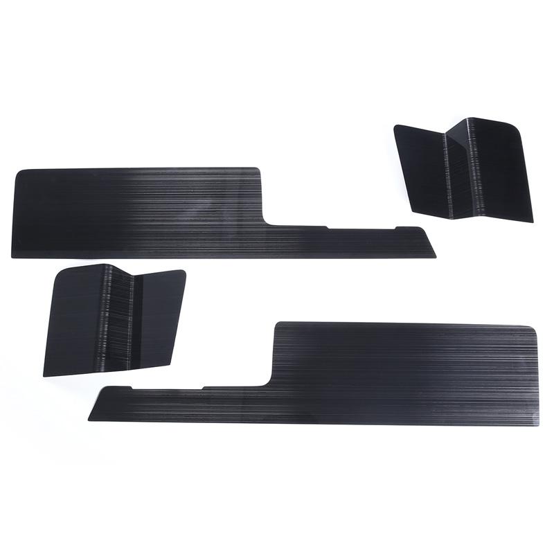 

Stainless steel black For Toyota FJ Cruiser 2007- Door Interior Panel Sticker Inner Door Panel Frame Interior Accessories чорний