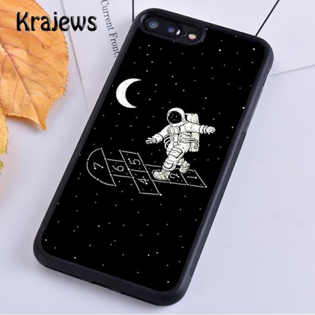 Krajews Trippy Art Aesthetic Space Moon Phone Case Cover For iPhone 14 5 SE 6s 7 8 Plus X XR XS 11 12 13 Pro Max Samsung S21 S22