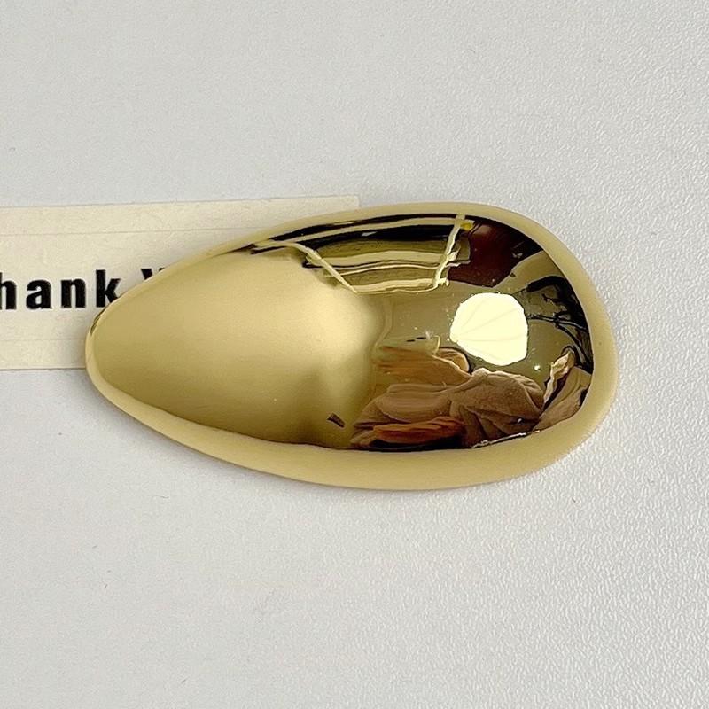 Metall Geometrisch Glänzend Eierschalen-Broschen für Frauen Einzigartig Exquisit Anzug Korsagen-Nadeln Partyschmuck Modeaccessoire