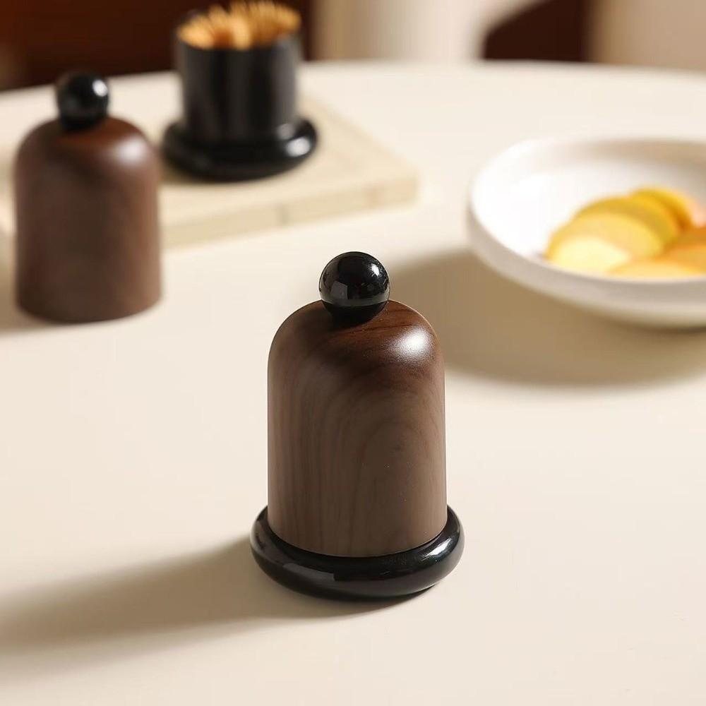 With Ball Top Toothpick Box Retro Cotton Swab Storage Box Toothpick Holder  Kitchen Accessory