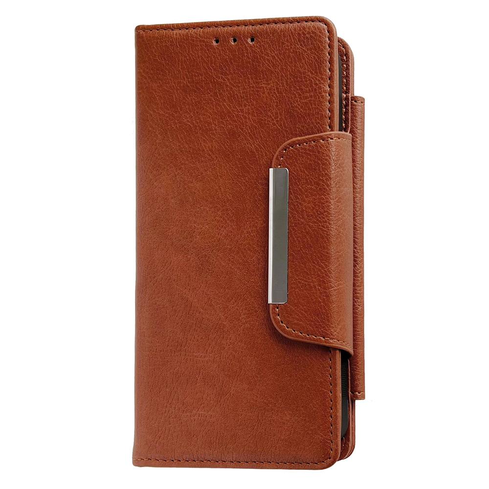 Pro iPhone 17 Pro Pouzdro Odnímatelné 2 v 1 Magnetické Zavírání PU Kůže Peněženka Pouzdro na Telefon