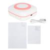 Printer 200DPI Portable 8.8x8.5x3.7cm TypeC Thermal Printing Device with 800mAh Battery(Pink )