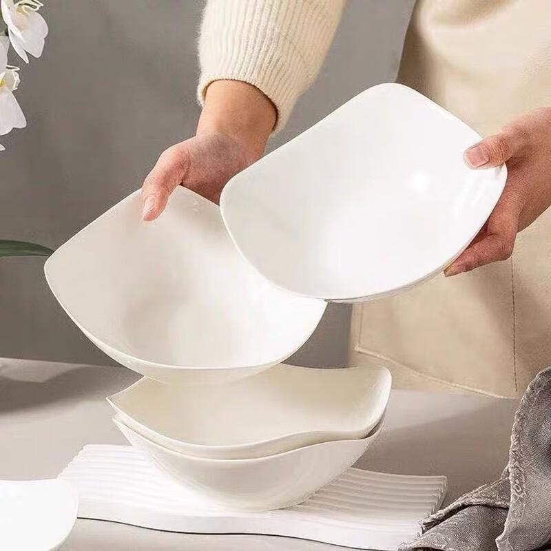 RuHan Ceramic Square Salad Bowl