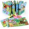 6-12PC Early Learning for Infants Soft Cloth Books Creative Squeezing and Folding Animals Ocean Books Puzzle Toys Gifts for Children
