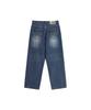 AFTERMATH Damaged Denim Pants Indigo