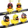 Pato de coche con casco colgante de viento roto pequeño pato amarillo bicicleta de carretera casco de motor accesorios de ciclismo sin luces