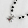 Diamonds Spiders Exaggerated Clavicle Chain Female Temperament Handmade Beaded All-matched Crystal Stone Necklace