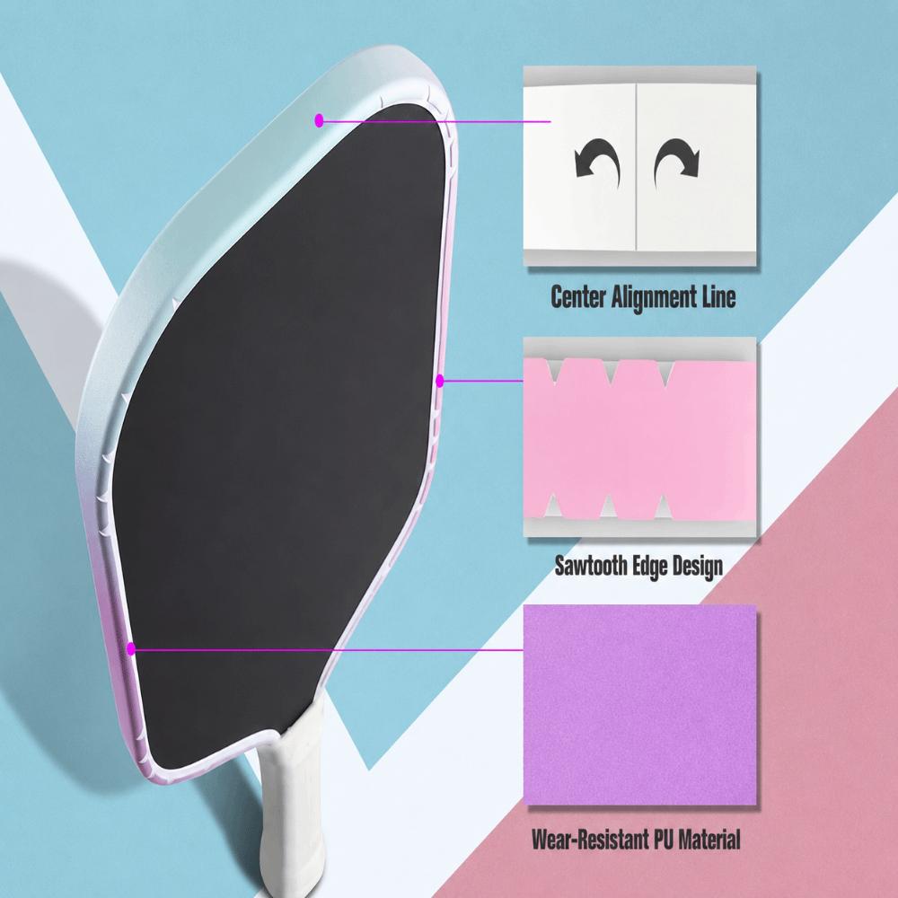 16mm Pickleball Racket Frame Protective Tape High Elastic Paddle Head Edge Tape Training