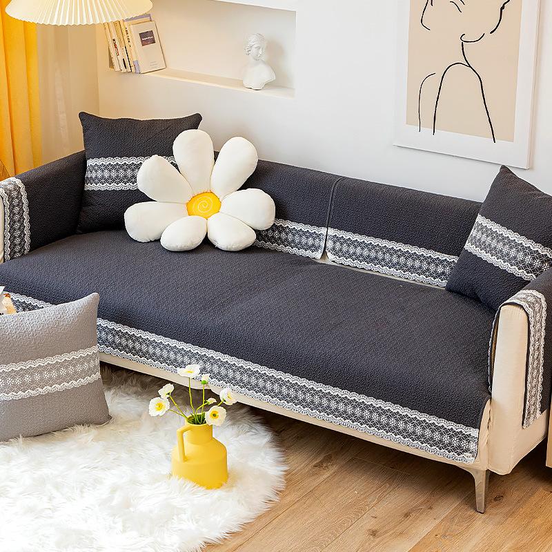 

Хлопковая подушка для дивана, простая ткань, современная гостиная, четыре сезона, универсальные подушки для сидений, нескользящий чехол, ткань 70*70cm