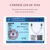 WOSTU 925 Sterling Silver Flower of Life Silicone Safety Chain Fit Original Bracelet DIY Necklace Jewelry Making Gift