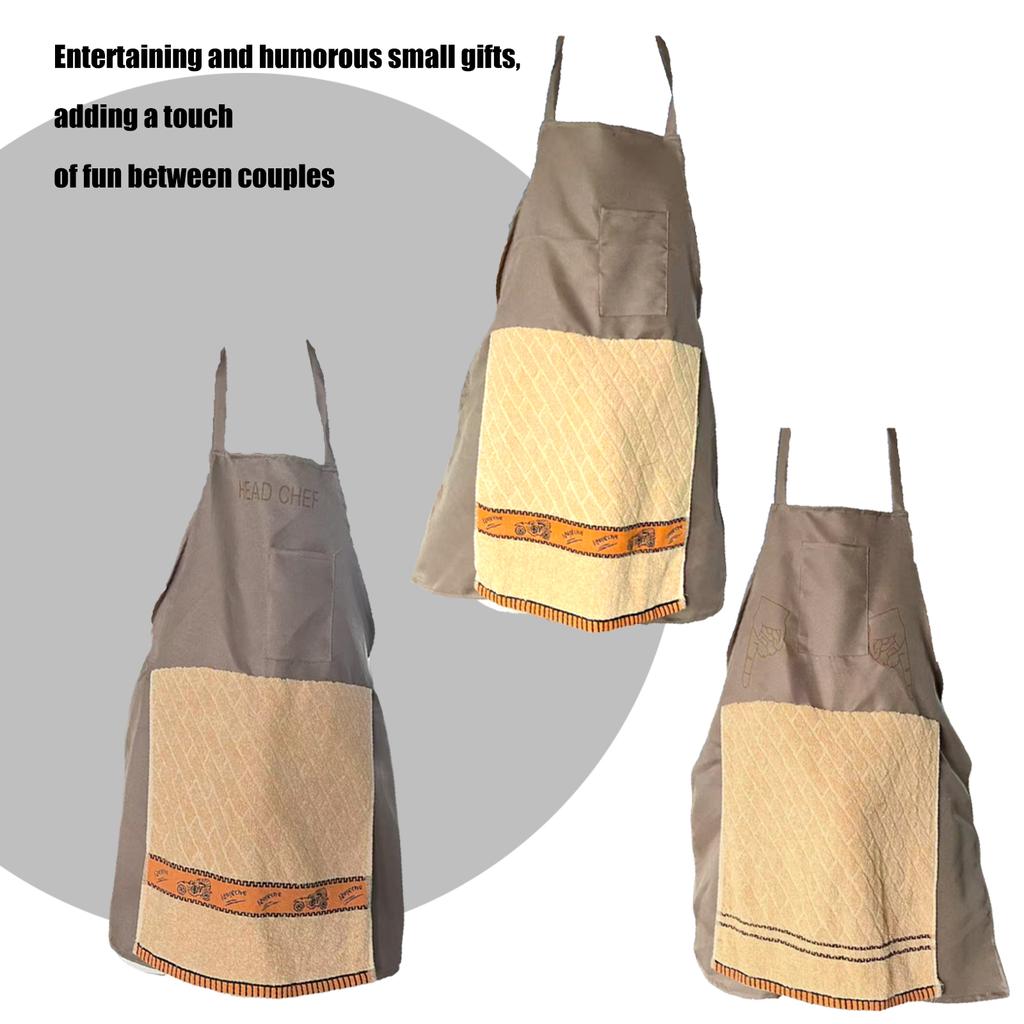 Funny Prank Gift Apron For Men With Hidden Surprise Pocket Perfect For Cooking BBQ Parties And Bachelor Event Gathering