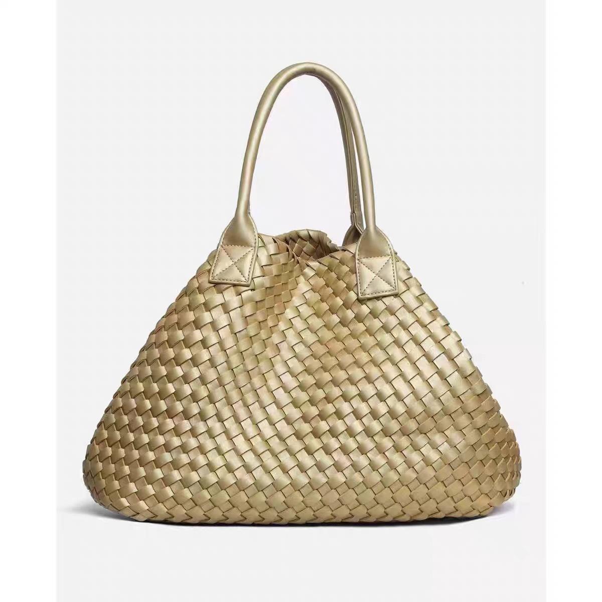 

Woven bag women s large-capacity large bag new versatile high-end commuter shoulder