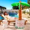 60'' Inflatable Palm Tree Cooler Beach Theme Celebration Pool Balloons Decorat Luau Hawaiian Birth Date Celebration Warm Season Drink Cooler