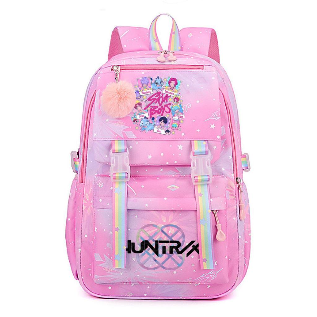 Animation Cartoon Peripheral Printing Korean Version Trend Burden Reduction Backpack Large Capacity Student Leisure Bag
