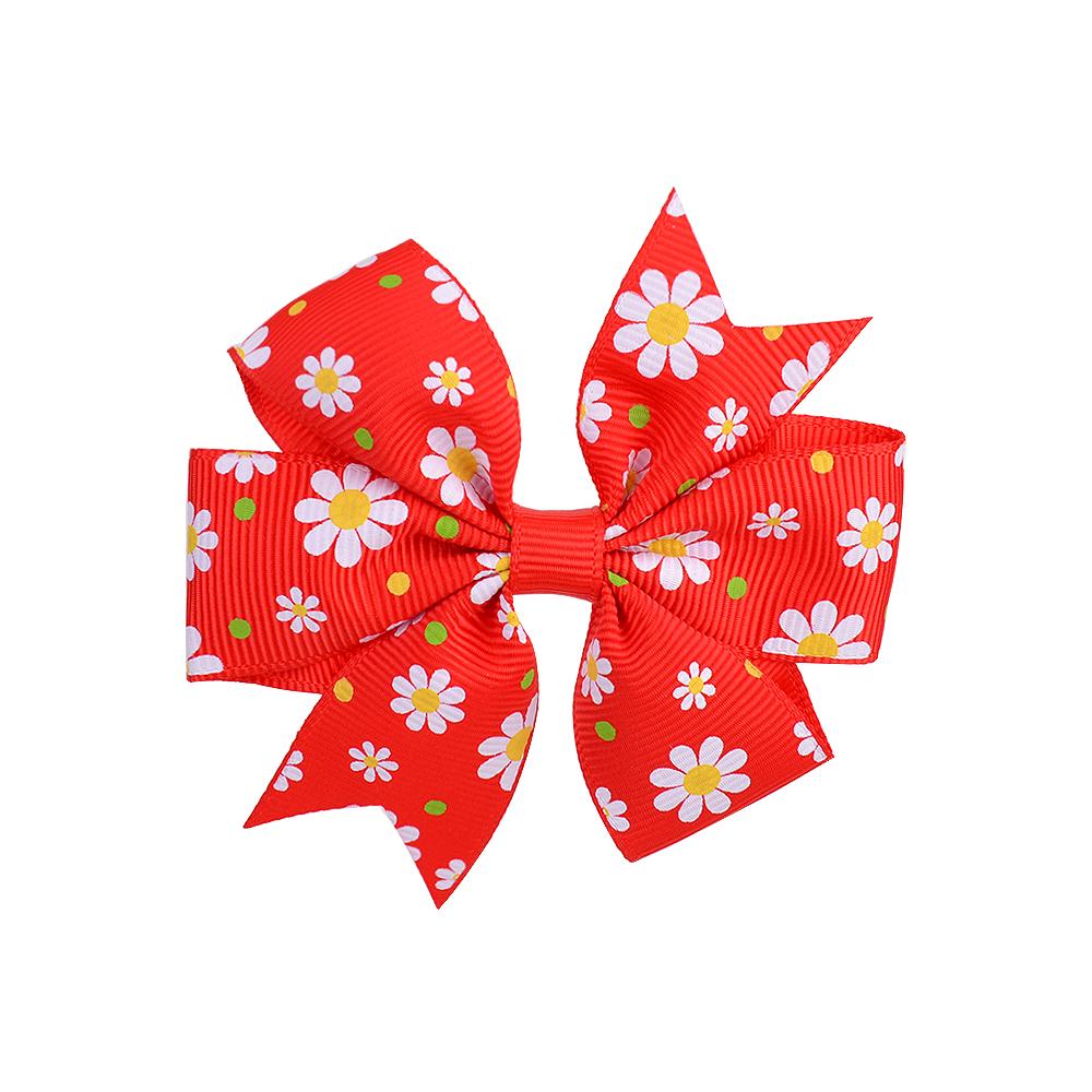 Fundițe de Păr Boutique cu Funde Curcubeu Roți de Moară din Grosgrain de 3,2 Inci cu Clip pentru Fete Copii Accesorii Funde Curcubeu Pinwheel Lucrate Manual