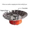 Portable Butane Gas Camping Stove Burner With Adjustable Cover