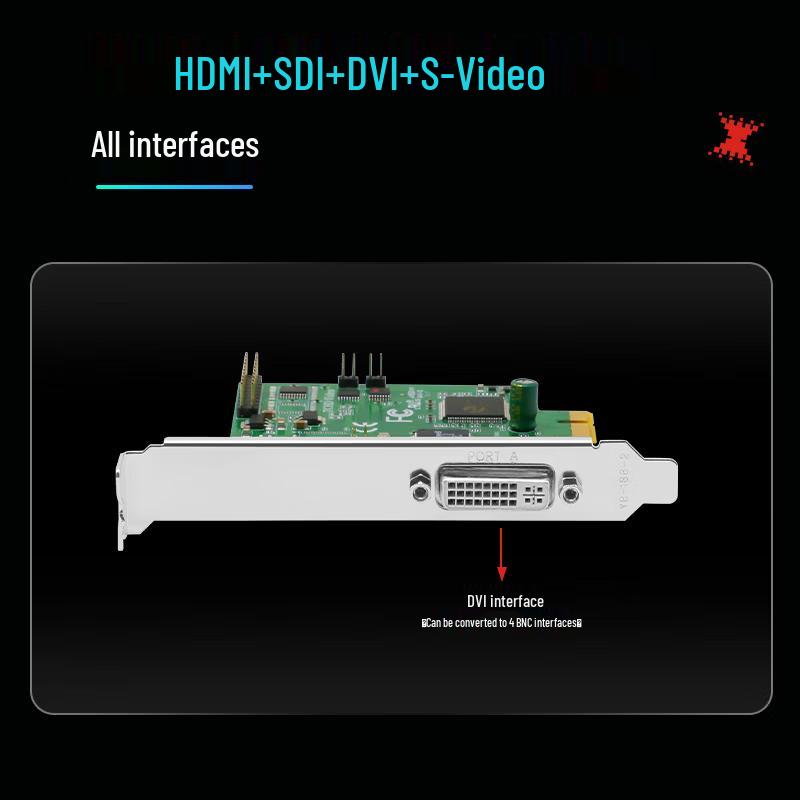TCHD VideoTC-4000SD PRO 4-Channel PCIe Video Capture Card