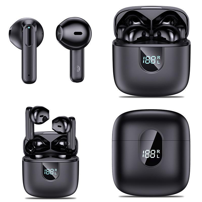 

Водонепроницаемая спортивная Bluetooth-гарнитура True Wireless с двойным микрофоном, шумоподавлением и длительным временем работы от аккумулятора Standard version A18 чёрный