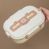 Leakproof Stainless Steel Lunch Box Portable 4 Grids Lunch Box Sealed Food Container  Lunch Use