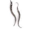 Les Trésors De Lily [J8127] - Gray 'Sissi' Designer Earrings