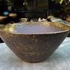 Vaso de Jardim Rústico para Exterior, Pote Grande de Cerâmica Grossa com Boca Larga Feito à Mão para Árvore Bonsai, Plantas em Vasos e Decoração de Pátio