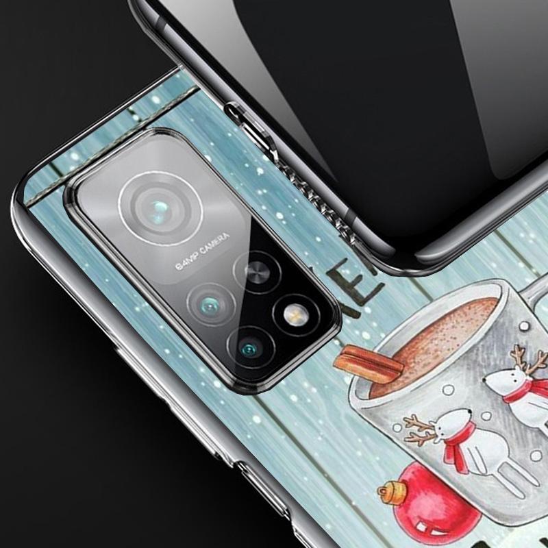 Winter Coffee Christmas Cover Phone Case For Xiaomi Redmi Note 15 14 13 12 11 10 Pro Plus 14S 12S 11S 11T 11E 10S Soft Fundas Sh