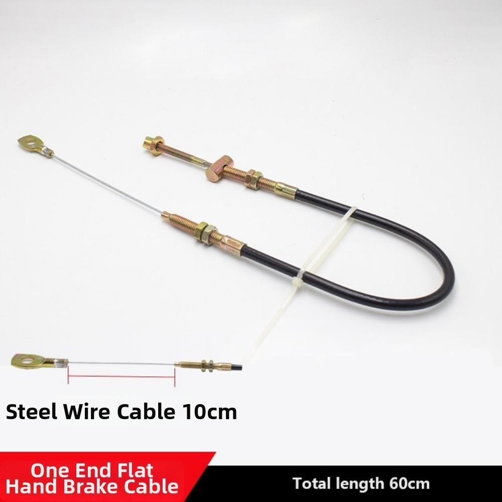 50/60/70/80/90/100cm Electric Tricycle Brake Cable with Leather Brake Wire Handbrake Cable Wire