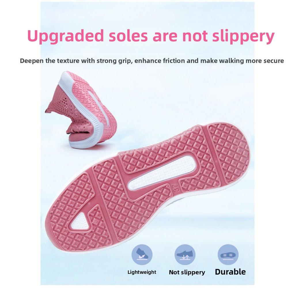 Summer Hollow Breathable Cloth Shoes with Mesh Surface, Soft Sole, Anti Slip, Versatile Casual Sports Women's Shoes