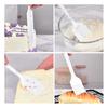 6Pcs Silicone Spatula Set Food Grade Cooking Utensils Set Non-Slip Heat Resistant Flexible Kitchen Tools for Baking Stir-Frying