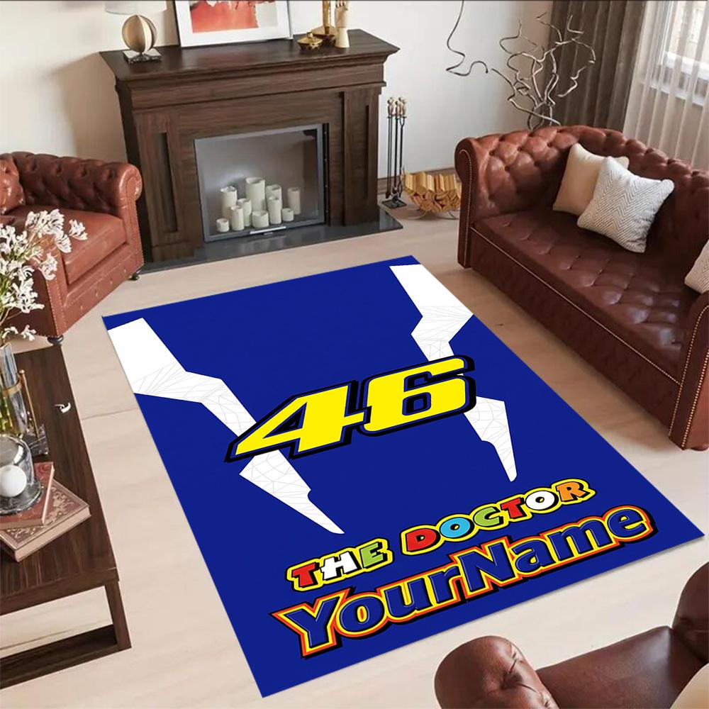 Doctor46 Customized Name Floor Mat Design For Entryway Living Rooms Dining Room Outdoor Antislip Carpet Decorate Offices Spiritual Gift