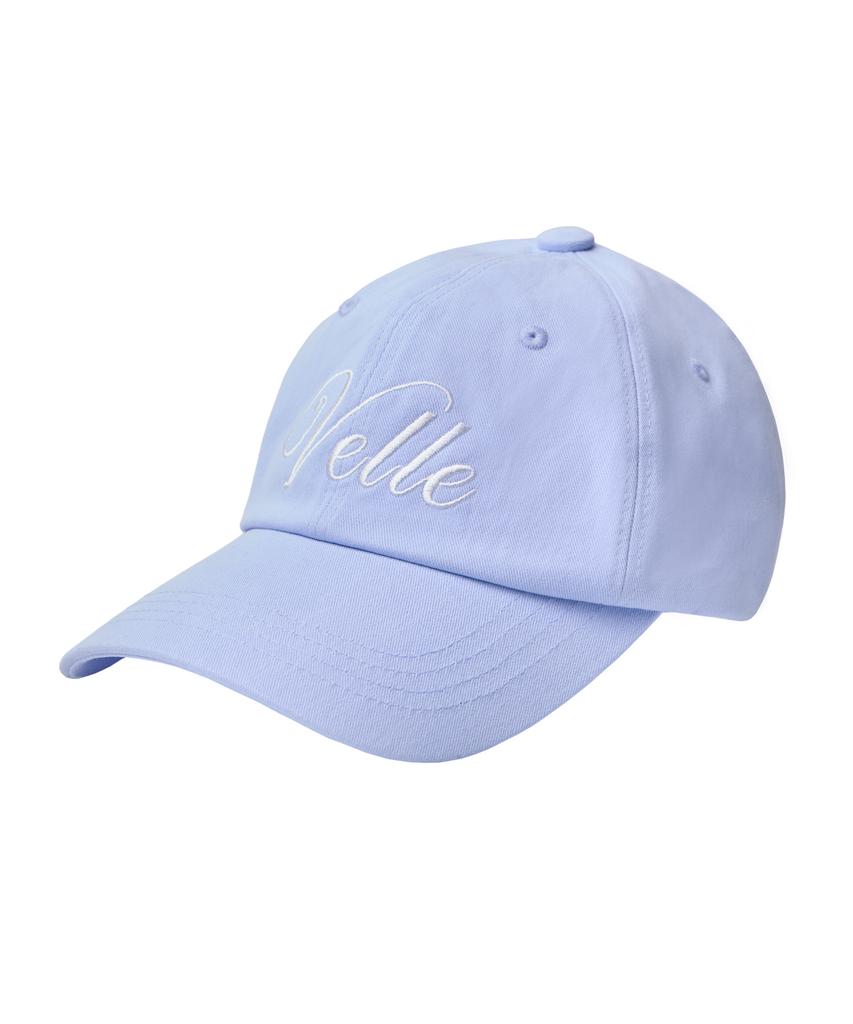 VELLE Lettering Ball Cap_Sky Blue
