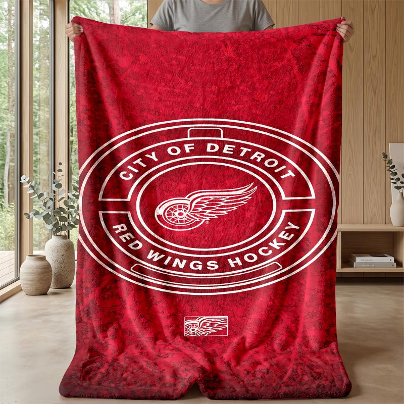 Detroit Red Wings Flanell Fleece Decke Gemütliche Warme Überwurfdecke Für Sofa Bett Reise Ganzjahresgebrauch
