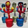 Marvel Spiderman Dancing Cactus Talking Plush Toy With Music And Dancing For Kids Playtime