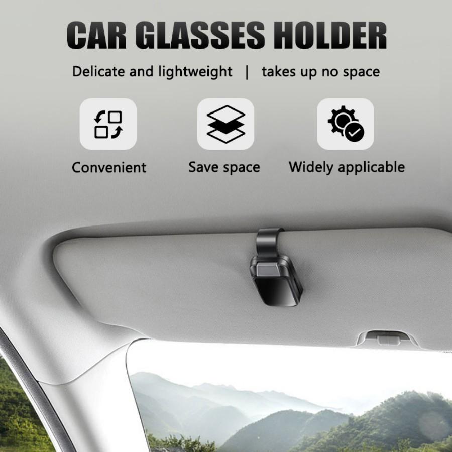 Car Glasses Clip, Car Sun Visor Automotive Hanger Clip Ticket Card Mount Clips Sunglasses Holders for Car Accessories