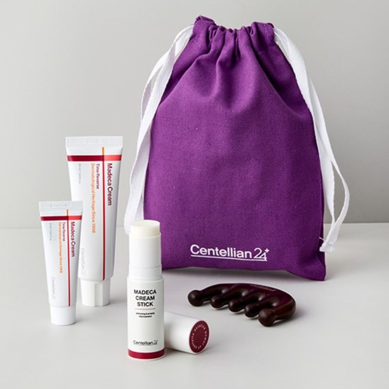 

Centellian24 Best Madeca Cream & Stick Planning Set (Time Reverse Cream Main Product + Multi-Balm Stick Main Product + Cream 15ml + Gua Sha)