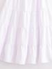 Spring 2025 Women's Fashion: European & American Style Poplin Short Top with Midi Skirt