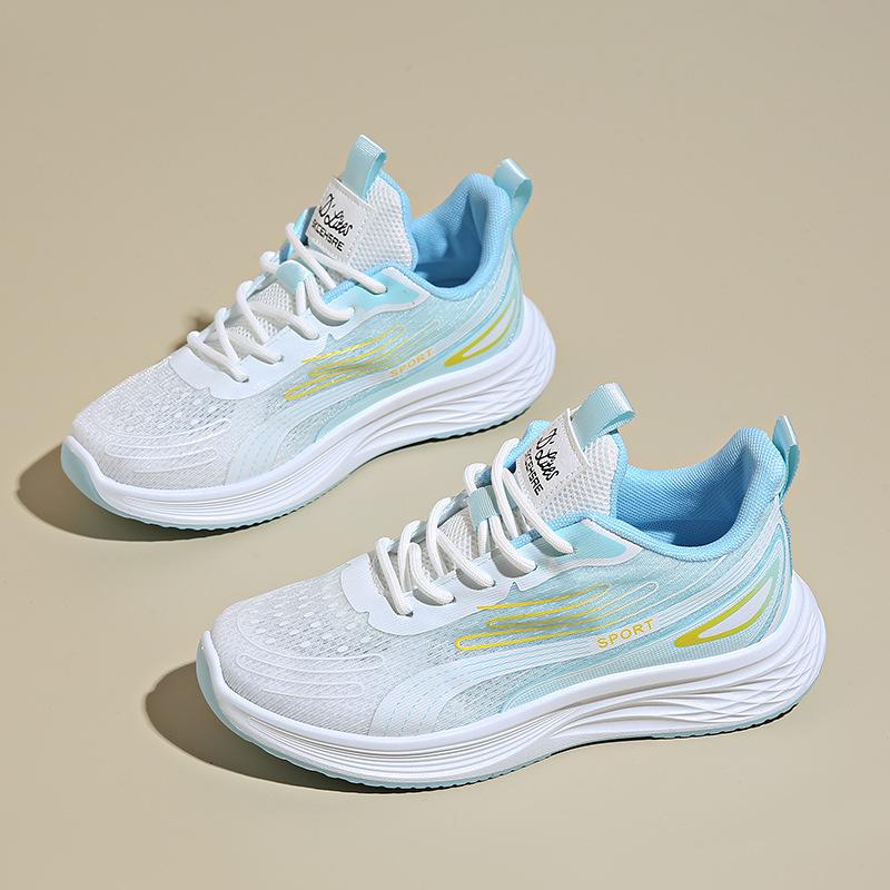 Women's Shoes, Sports Shoes, Women's New Summer Breathable Mesh Shoes, Lightweight Soft-soled Shock-absorbing Mesh Running Shoes