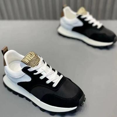 Nowe męskie buty sportowe Forrest Gump, wszechstronne, młodzieżowe, niskoprofilowe, oddychające, ze skóry i materiału, casualowe buty męskie