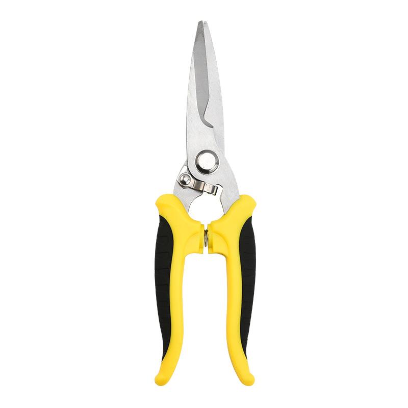 1PC Stainless Steel Industrial Electrician Iron Scissors Multifunction Manually Shears Groove Cutting Wire And Thin Plate Tools