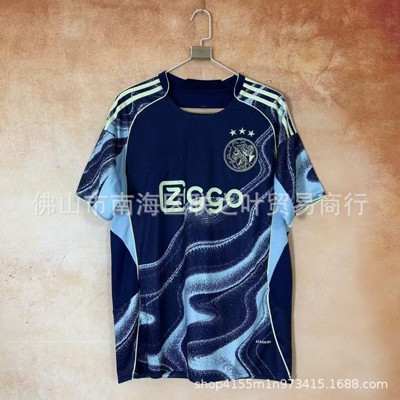 Ajax 2025-2026 Domácí Venkovní Třetí Dres Fotbalový Dres Krátký Rukáv Tréninkové Tričko Pánské Bambusové Vlákno