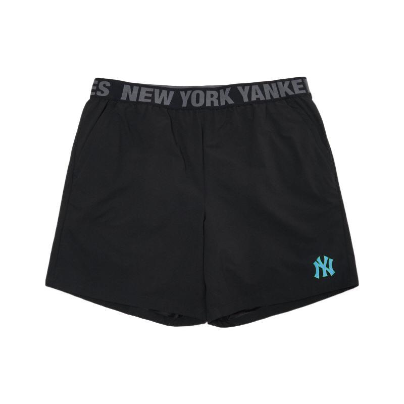 

New MLB Base Logo Shorts Unisex Black 3ASMA0123-50BKS XS
