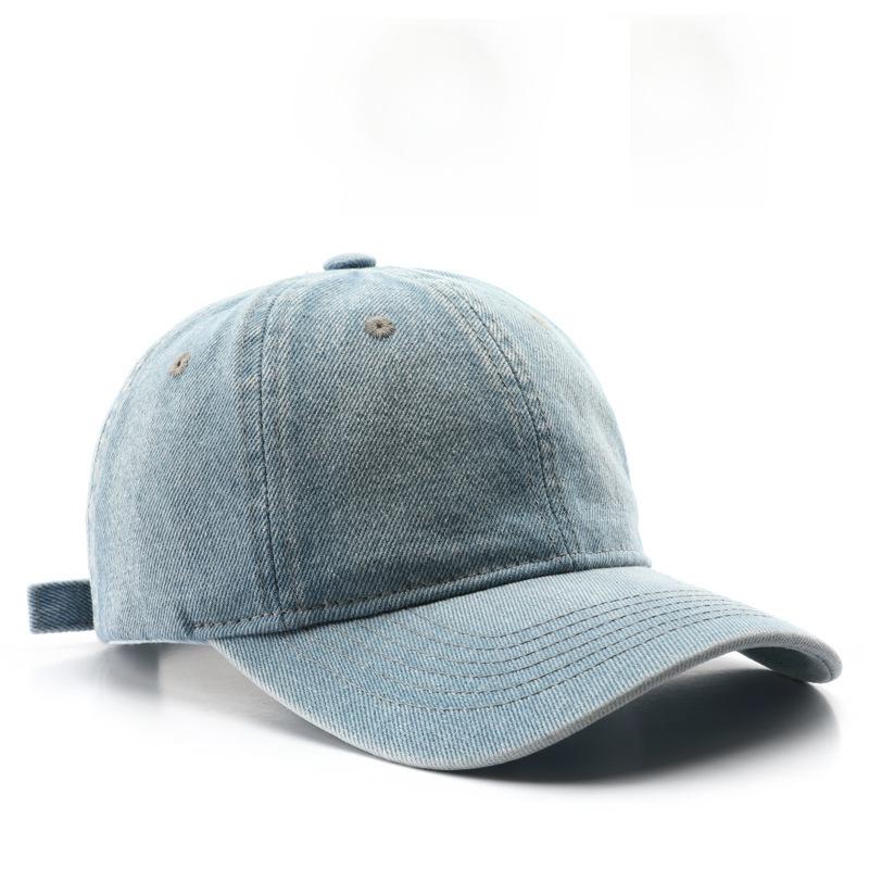 Șapcă de baseball din denim spălat personalizată pentru toamnă și iarnă pentru femei, cu cozoroc deschis, pentru exterior, pentru bărbați, pentru călătorie, protecție termică, șapcă de soare