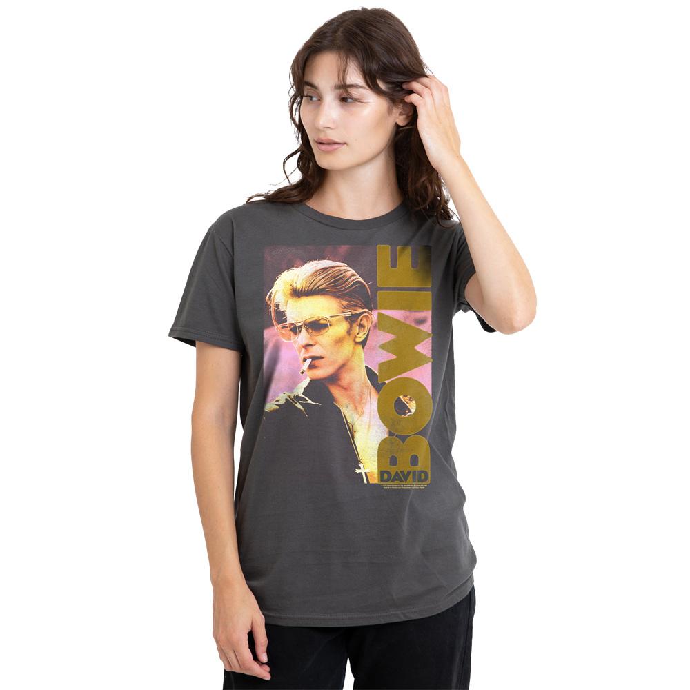 David Bowie Unisex Adult Smokin T-Shirt