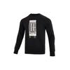 Sweatshirts Men's Black Crew Neck Moderate Regular HM2944